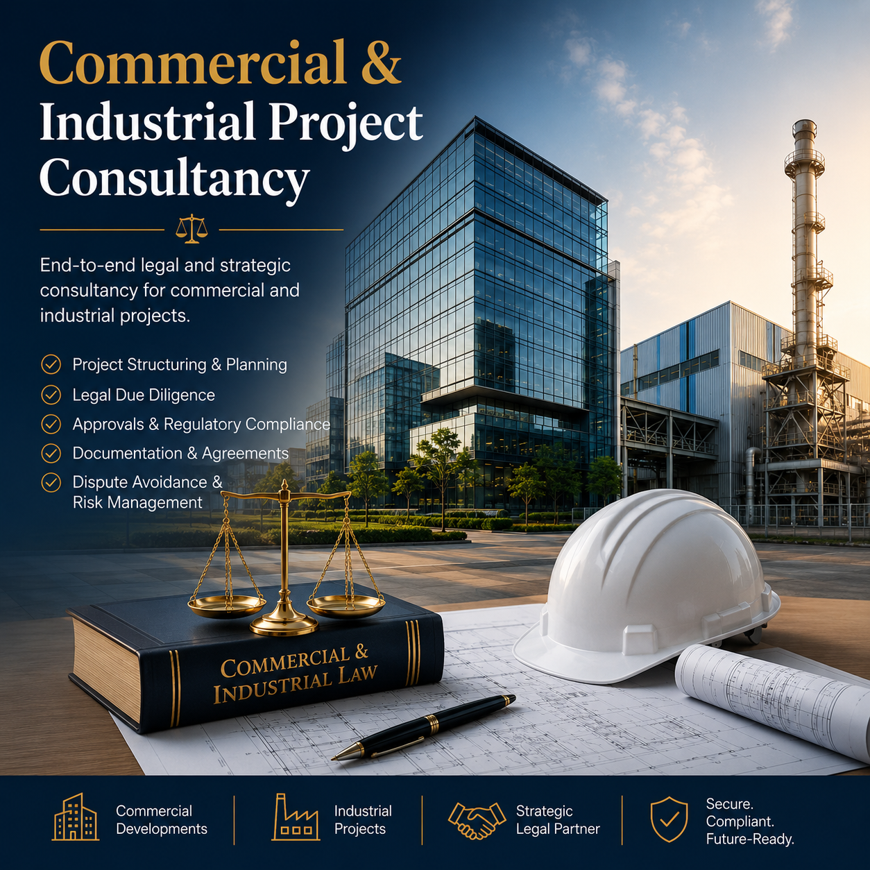 Commercial & Industrial Project Consultancy planning consultation